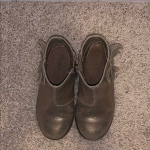 Gold boots for kids